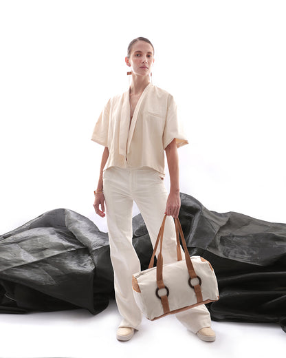 Calça Flare Beijinho Algodão Sustentável - TA Studios