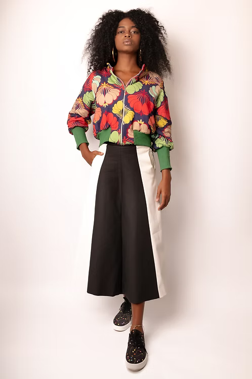 Bomber Cropped Copas - Moletom Sustentável com Matelassê - TA Studios