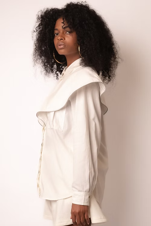 Camisa Asas nos Ombros Algodão  - TA Studios