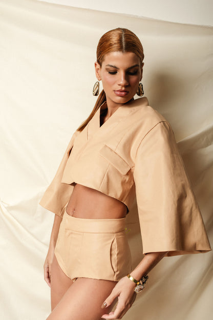Blazer Kimono cropped - TA Studios