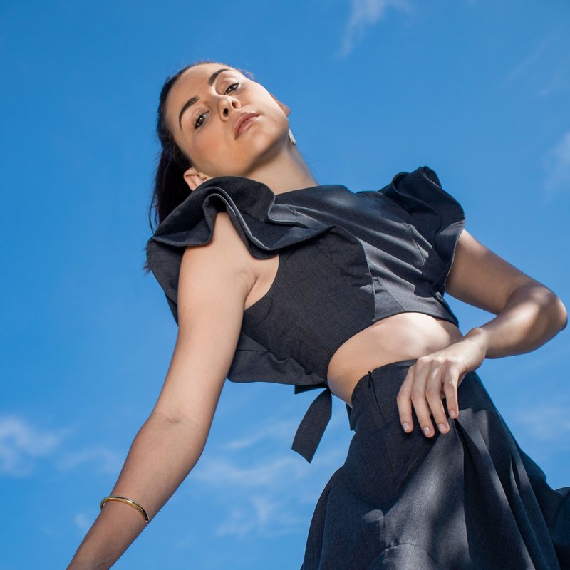 Top Babados Alfaiataria Algodão - TA Studios