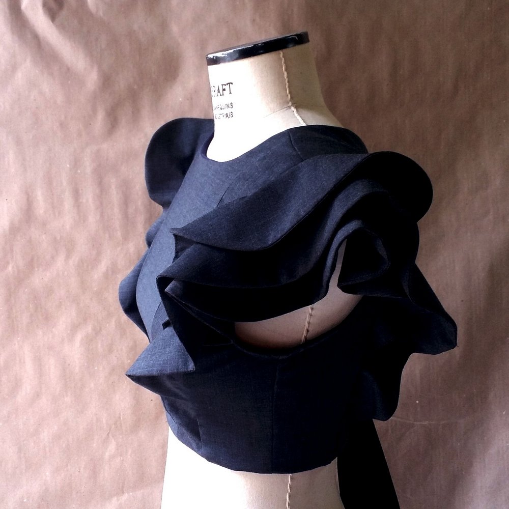 Top Babados Alfaiataria Algodão - TA Studios