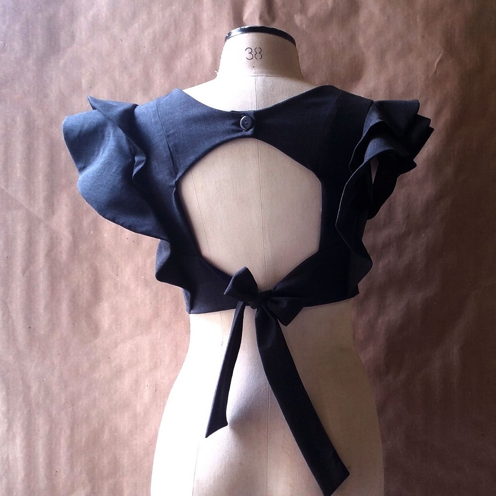 Top Babados Alfaiataria Algodão - TA Studios