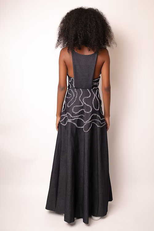 Vestido Longo  de Alças Algodão - TA Studios