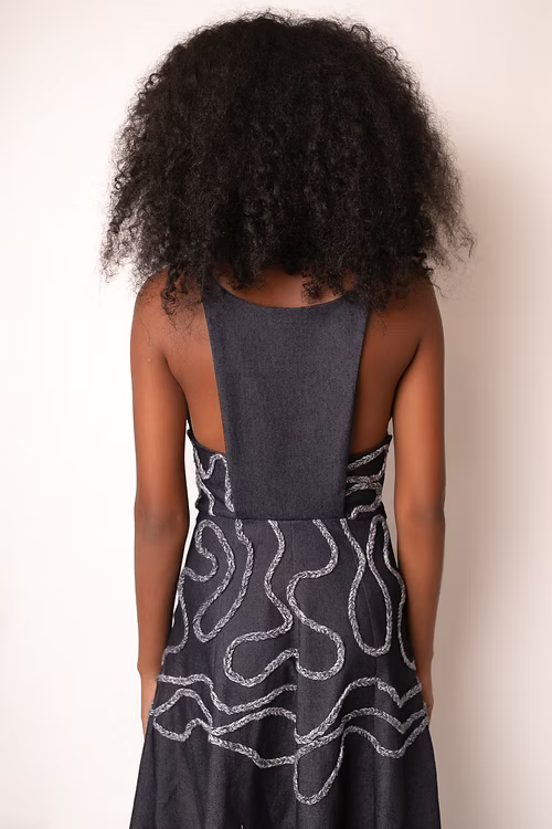 Vestido Longo  de Alças Algodão - TA Studios