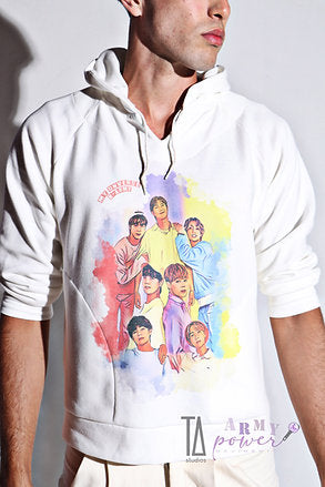 Moletom Boys With Luv - Edição Exclusiva com Capuz Army Power 2023